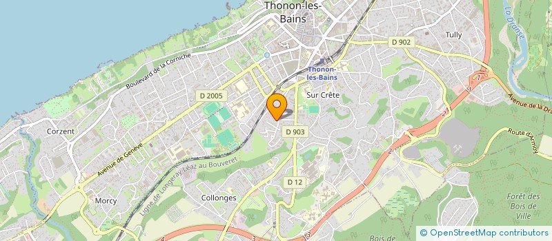 localisation de l'entreprise ACEDEMIE MARTIALE THONON GOSHIN RYU  SCIEZ