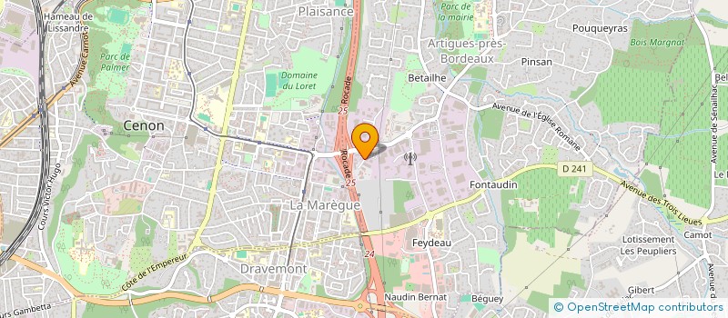 localisation de l'entreprise ACEDISE - SYNDICAT DES PROFESSIONNELS DE L'ENCAISSEMENT ET DU PAIEMENT (ACEDISE - SPEP) à ARTIGUES-PRES-BORDEAUX