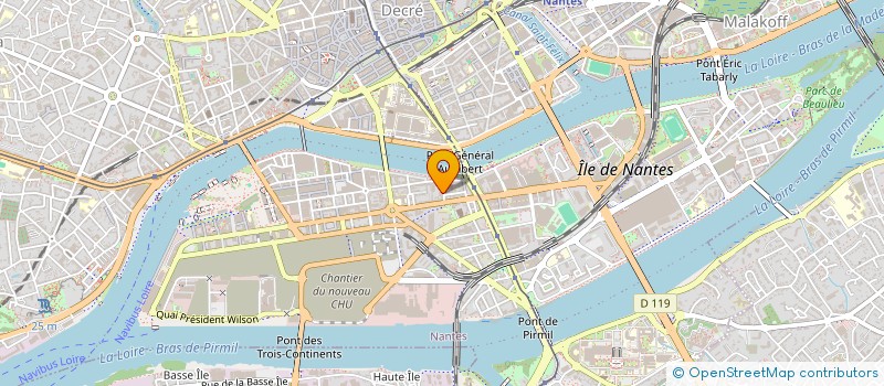 localisation de l'entreprise ACEDOO à NANTES