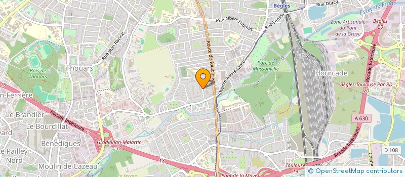 localisation de l'entreprise ACEDYS CONSEIL  VILLENAVE-D'ORNON