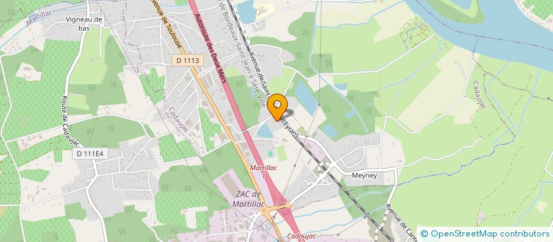 localisation de l'entreprise ACEDYS HOLDING  CADAUJAC