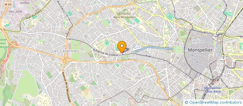 localisation de l'entreprise ACEIF à MONTPELLIER