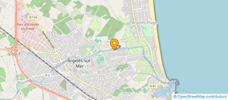 localisation de l'entreprise ACEINVEST  ARGELES-SUR-MER