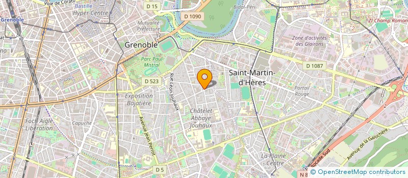localisation de l'entreprise ACEISP à GRENOBLE