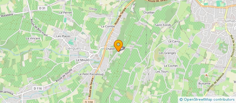 localisation de l'entreprise ACEITUNA  PORTE DES PIERRES DOREES