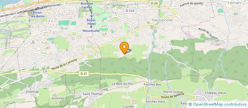 localisation de l'entreprise ACEITUNA HOTELS SAS à NEUVECELLE