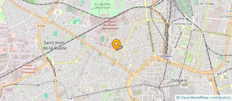localisation de l'entreprise ACEJ à ORLEANS