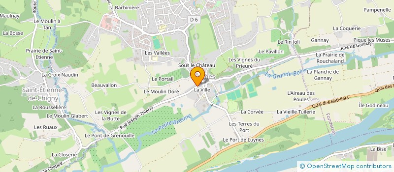 localisation de l'entreprise ACEL - ASSISTANCE CONSEIL EXPERTISE LIGERIENNE  LUYNES