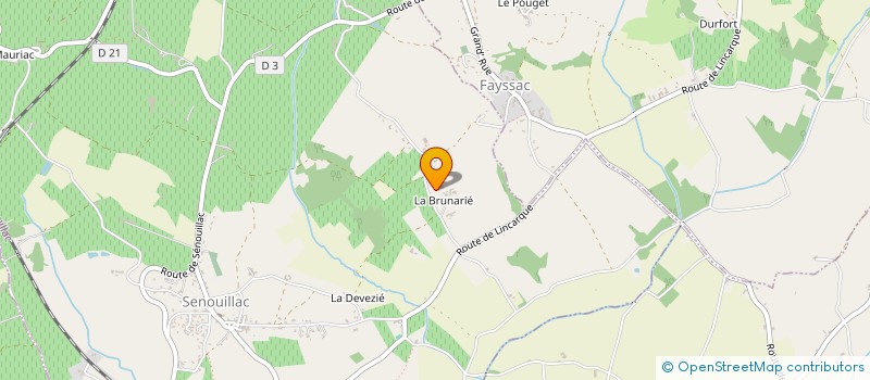 localisation de l'entreprise ACEL INDUSTRIE  SENOUILLAC