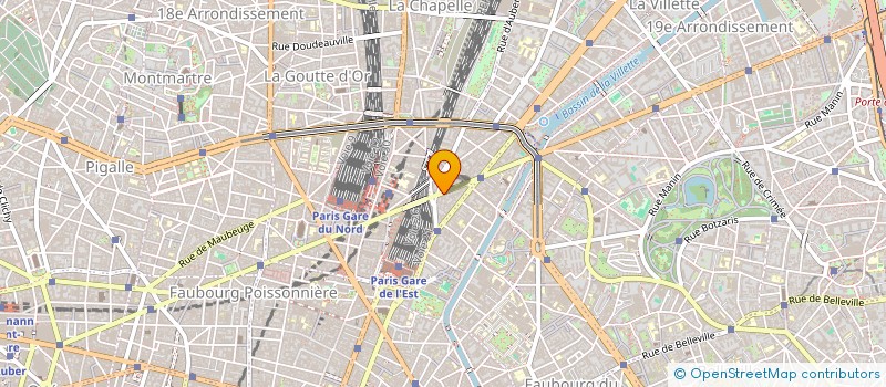 localisation de l'entreprise ACEL- LES FARFADETS DE SAINT LAURENT  PARIS