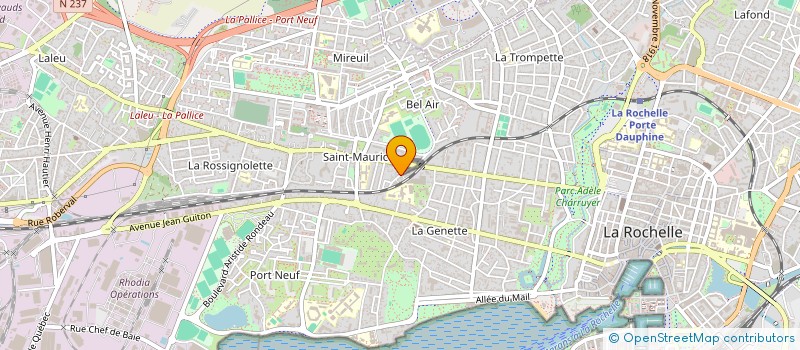 localisation de l'entreprise ACELBI à LA ROCHELLE