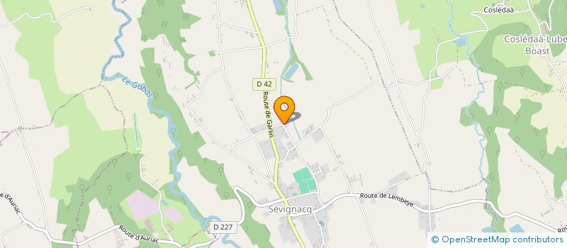 localisation de l'entreprise ACELEC64  SEVIGNACQ