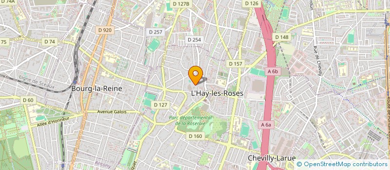 localisation de l'entreprise ACELYSE à L'HAY-LES-ROSES