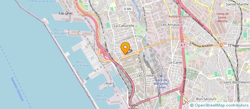 localisation de l'entreprise ACEM à MARSEILLE