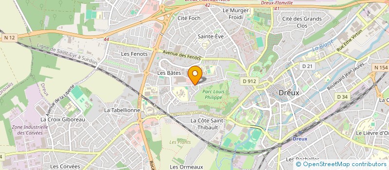 localisation de l'entreprise ACEM à DREUX