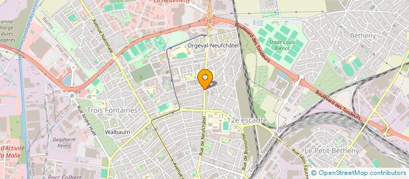 localisation de l'entreprise ACEM AMENAGEURS CONSEILS ESPACES MOBILIE  REIMS