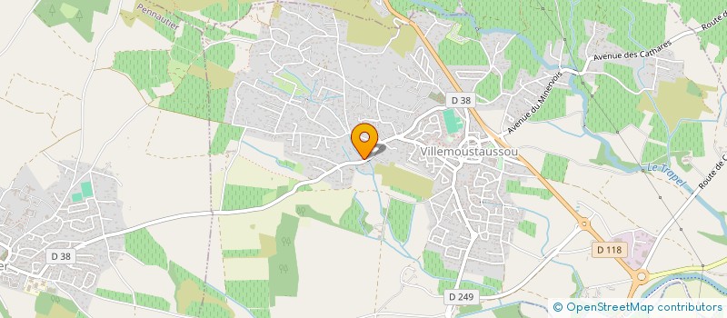 localisation de l'entreprise ACEMA à VILLEMOUSTAUSSOU