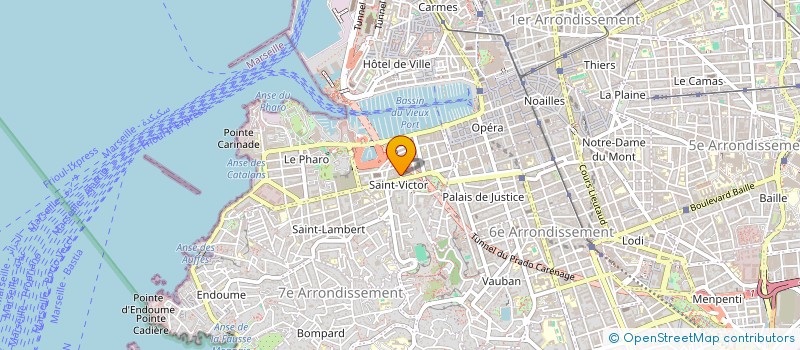 localisation de l'entreprise ACEMA  MARSEILLE