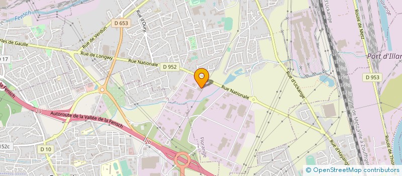 localisation de l'entreprise ACEMA DISTRIBUTION à FLORANGE