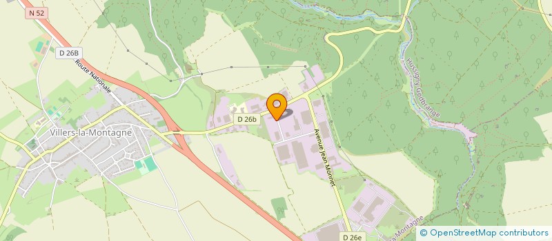 localisation de l'entreprise ACEMAS  VILLERS-LA-MONTAGNE