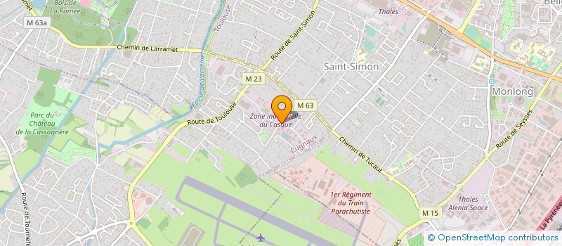 localisation de l'entreprise ACEMIS FRANCE à CUGNAUX
