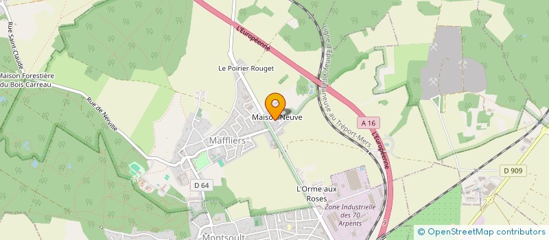 localisation de l'entreprise ACEMOGLU  MAFFLIERS