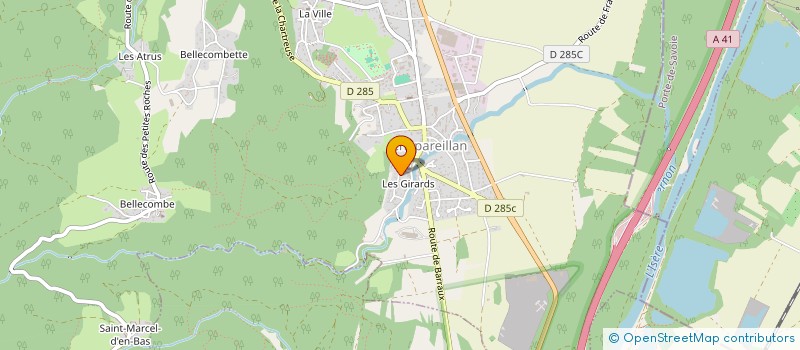 localisation de l'entreprise ACENCIA  CHAPAREILLAN