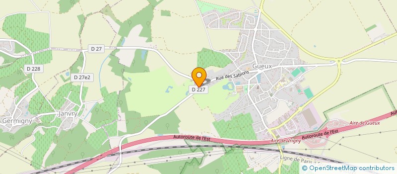 localisation de l'entreprise ACENE IMMOBILIER  GUEUX