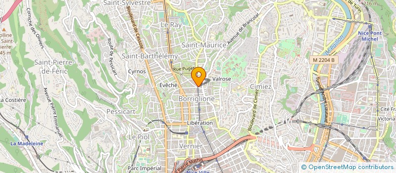 localisation de l'entreprise ACENES DISTRIBUTION  NICE