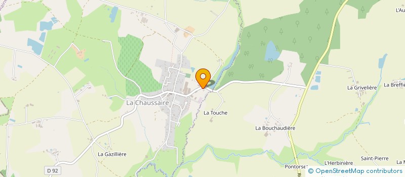 localisation de l'entreprise ACENI à MONTREVAULT-SUR-EVRE