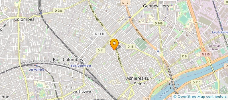 localisation de l'entreprise ACENI SERVICES ASSOCIES à ASNIERES-SUR-SEINE