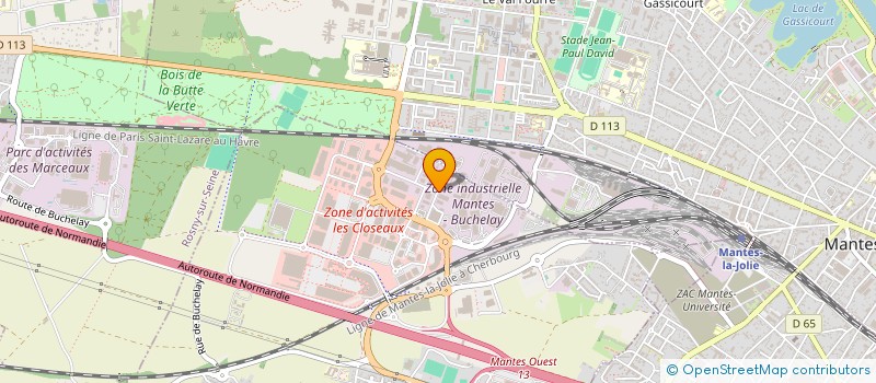 localisation de l'entreprise ACENTIS TELECOM  BUCHELAY