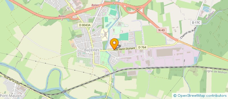 localisation de l'entreprise ACEP à BAZEILLES