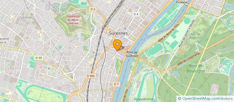 localisation de l'entreprise ACEP HOLDING à SURESNES