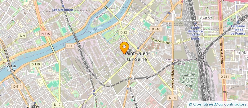 localisation de l'entreprise ACEPCONSULTING à SAINT-OUEN-SUR-SEINE