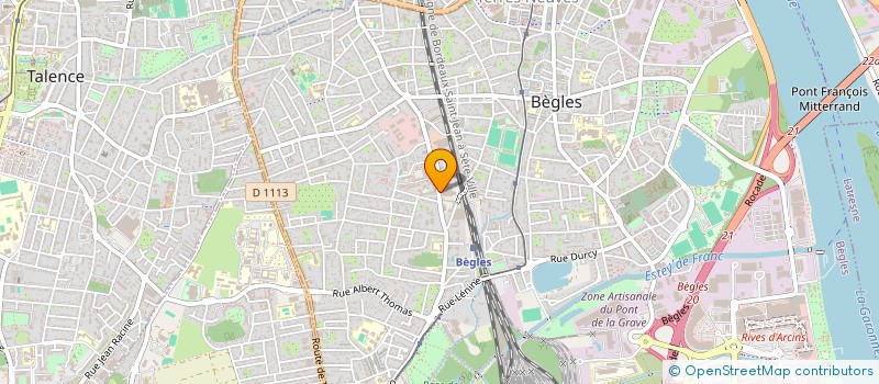 localisation de l'entreprise ACEPP SUD-OUEST à BEGLES