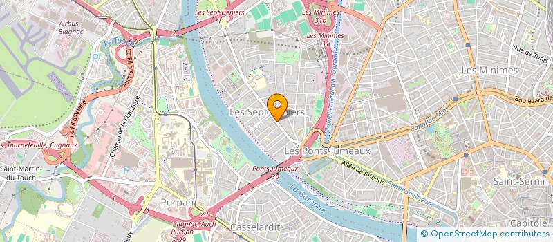 localisation de l'entreprise ACERGIE à TOULOUSE