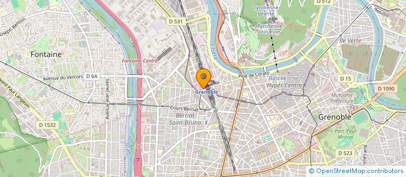 localisation de l'entreprise ACERIS NUMERIQUE à GRENOBLE