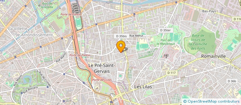 localisation de l'entreprise ACERT PLUS (CERTIFICATION) à LE PRE-SAINT-GERVAIS