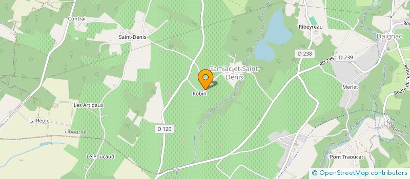 localisation de l'entreprise ACES CONSEIL  CAMIAC-ET-SAINT-DENIS