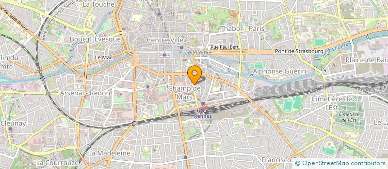 localisation de l'entreprise ACES COURTAGE  RENNES