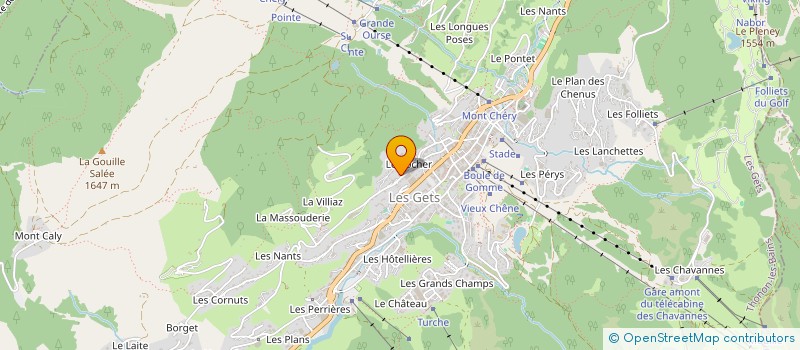 localisation de l'entreprise ACES74 à LES GETS