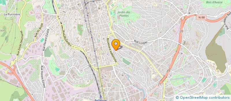 localisation de l'entreprise ACESO à SAINT-ETIENNE