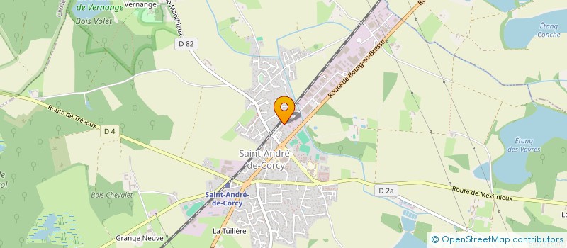 localisation de l'entreprise ACESO ORTHOPEDIE  SAINT-ANDRE-DE-CORCY