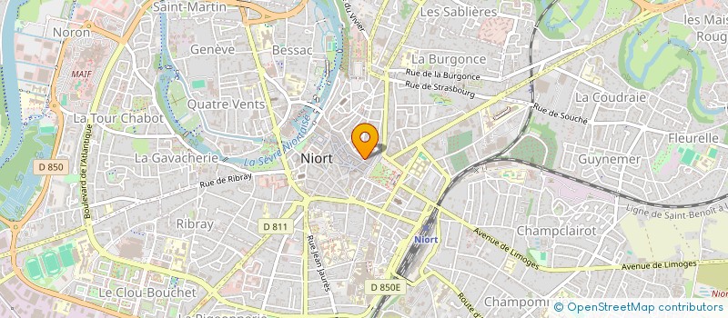 localisation de l'entreprise ACESS PHONE 79 à NIORT