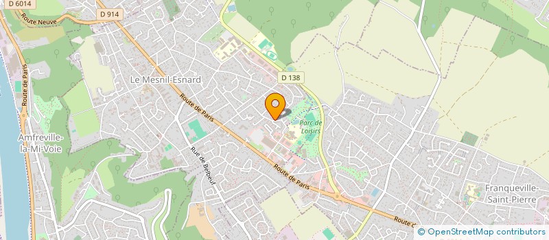 localisation de l'entreprise ACET  LE MESNIL-ESNARD