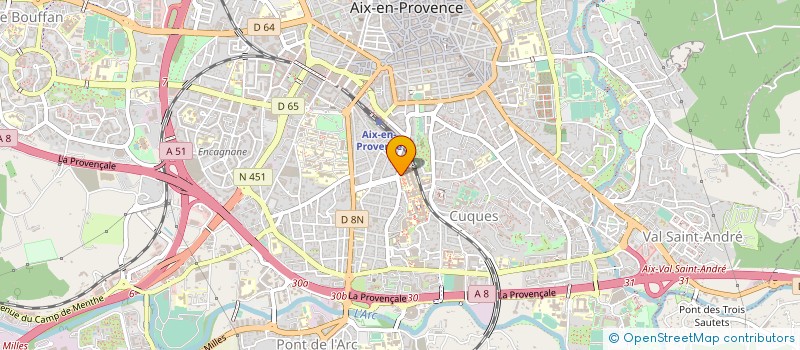 localisation de l'entreprise ACETEL à AIX-EN-PROVENCE