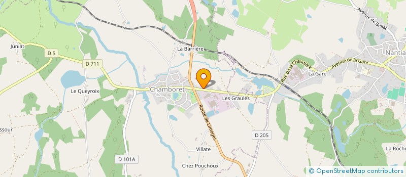 localisation de l'entreprise ACETIA à CHAMBORET