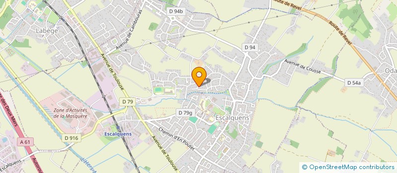 localisation de l'entreprise ACETILU  ESCALQUENS