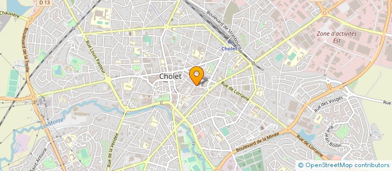 localisation de l'entreprise ACETONE à CHOLET